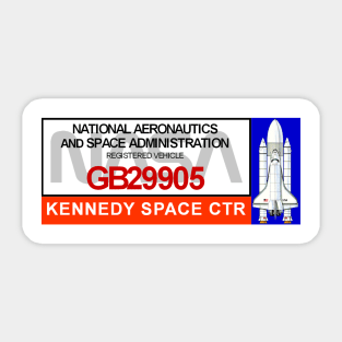 Kennedy Space Center Vehicle Pass Sticker